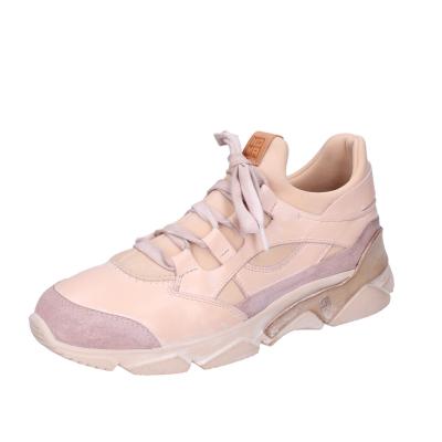 scarpe donna MOMA sneakers rosa pelle tessuto BK453