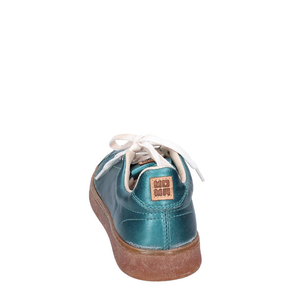 Scarpe Donna MOMA Sneakers Verde Pelle 49401A VINTAGE EX456