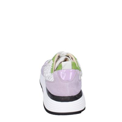 Scarpe Donna MOMA Sneakers Viola Pelle Bianco Camoscio 3AS401-CR8 BC72