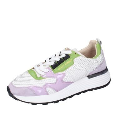 scarpe donna MOMA sneakers viola pelle bianco camoscio 3AS401-CR8 BC72