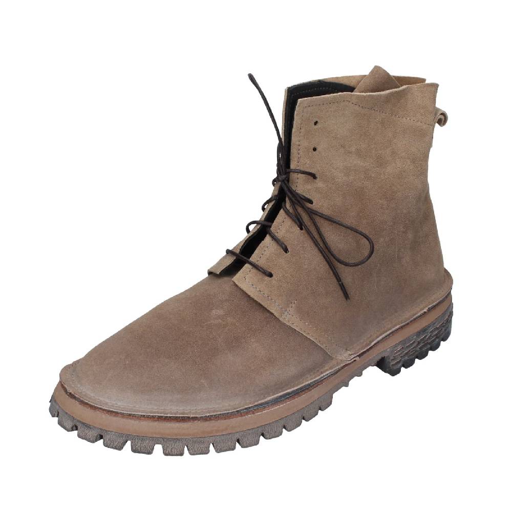 scarpe donna MOMA stivaletti beige camoscio 73302C EY539