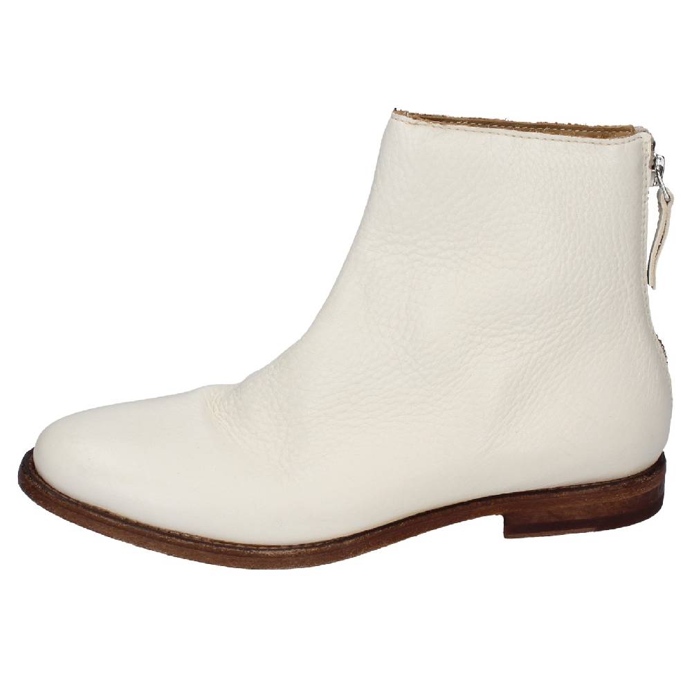 Scarpe Donna MOMA Stivaletti Bianco Pelle 31402B VINTAGE EX471