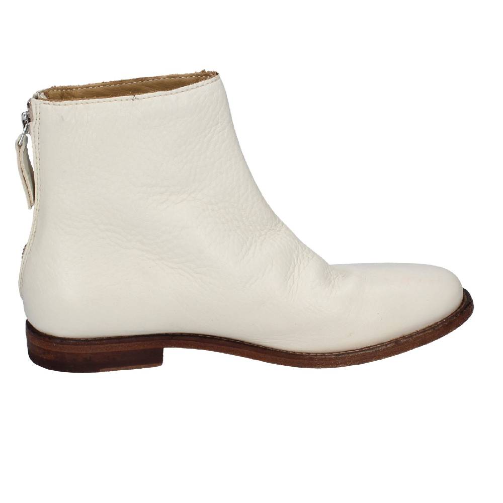 Scarpe Donna MOMA Stivaletti Bianco Pelle 31402B VINTAGE EX471