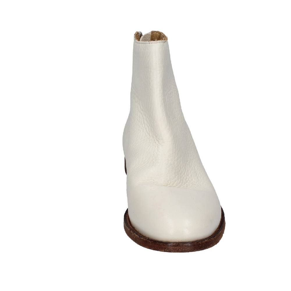 Scarpe Donna MOMA Stivaletti Bianco Pelle 31402B VINTAGE EX471