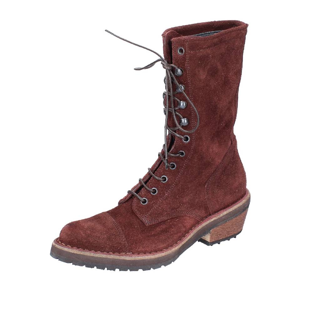 scarpe donna MOMA stivaletti bordeaux camoscio 77301C VINTAGE EX520