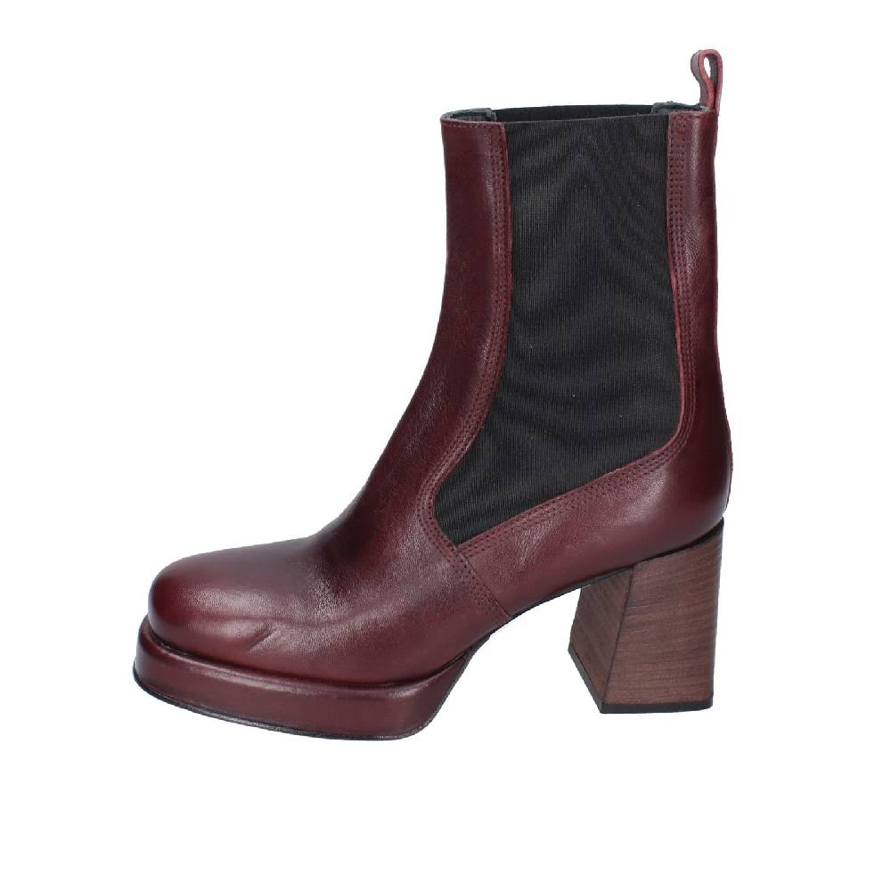 Scarpe Donna MOMA Stivaletti Bordeaux Pelle 83302C EY534