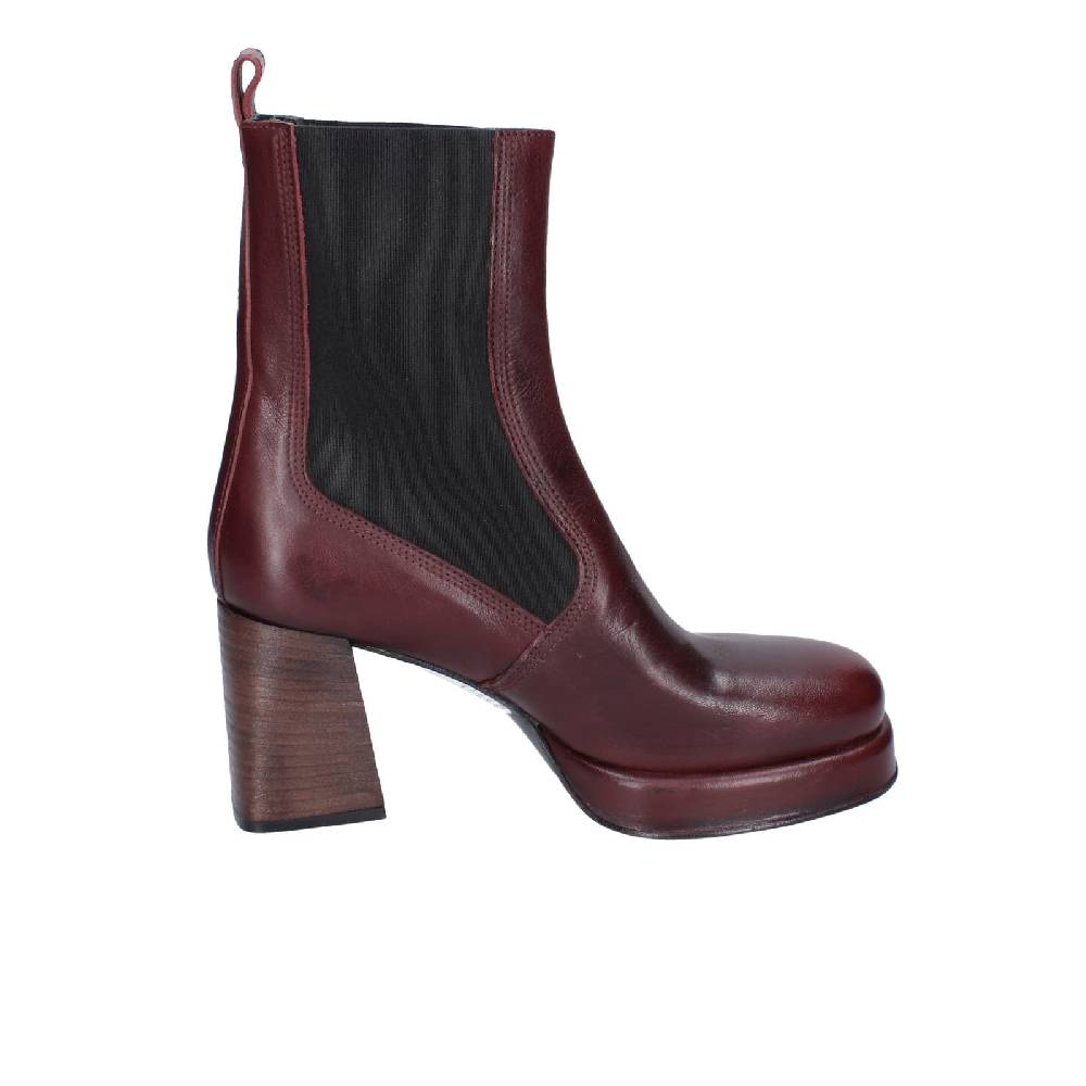 Scarpe Donna MOMA Stivaletti Bordeaux Pelle 83302C EY534