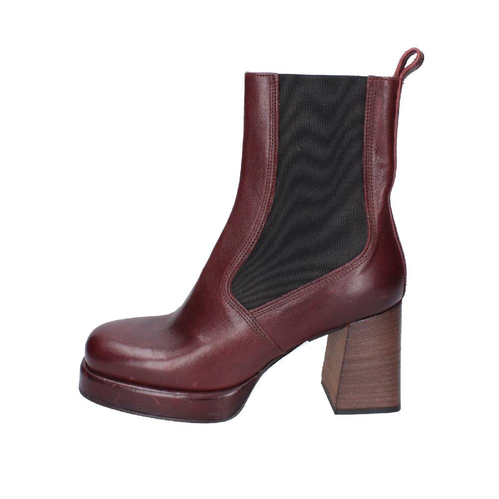 Scarpe Donna MOMA Stivaletti Bordeaux Pelle 83302C EY586