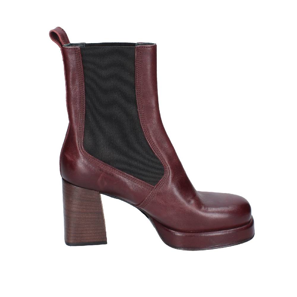 Scarpe Donna MOMA Stivaletti Bordeaux Pelle 83302C EY586