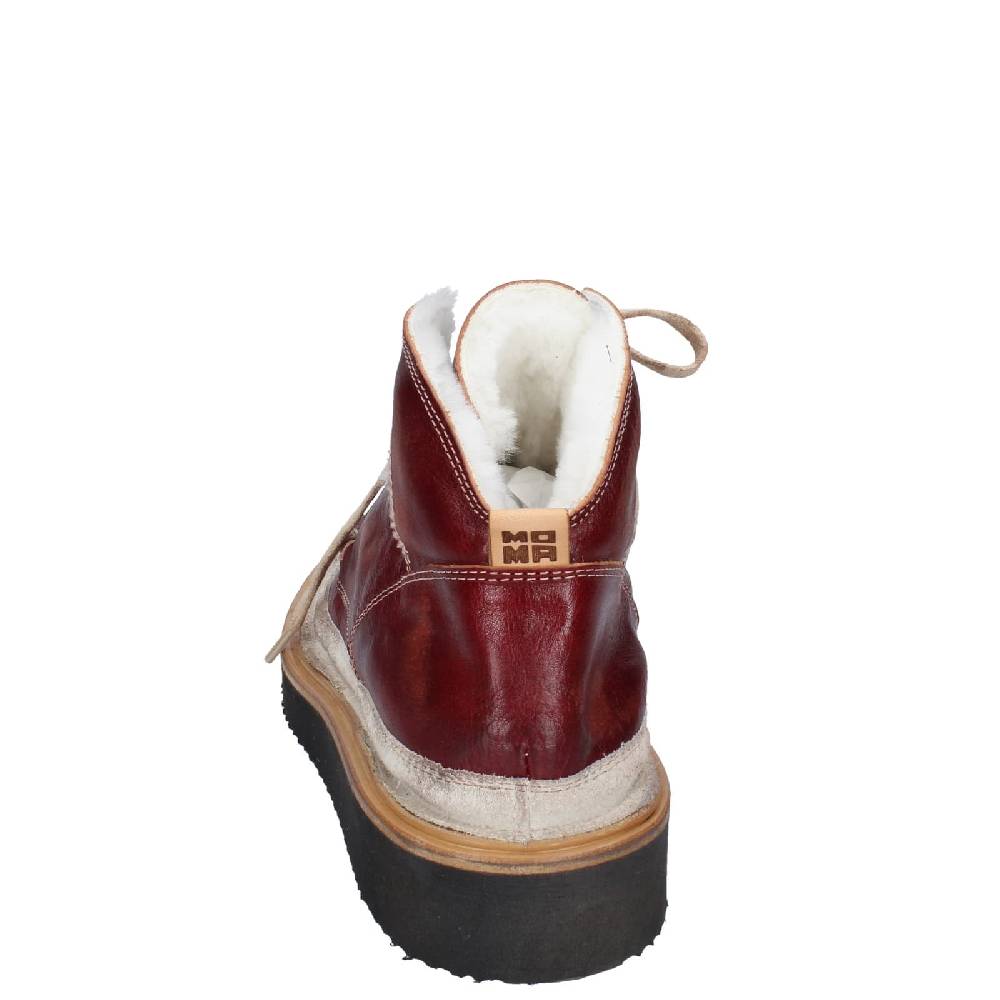 Scarpe Donna MOMA Stivaletti Bordeaux Pelle Camoscio EY579
