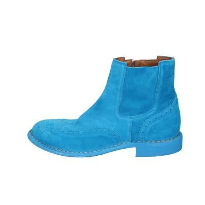 Scarpe Donna MOMA Stivaletti Celeste Camoscio 1CS405-MAS BC769