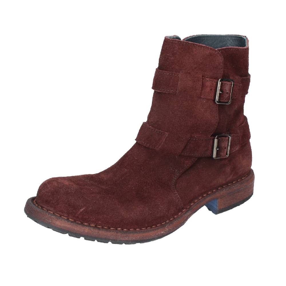 scarpe donna MOMA stivaletti marrone camoscio 71303C EY572