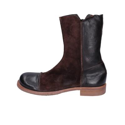 Scarpe Donna MOMA Stivaletti Marrone Camoscio Pelle 1CS431-QE BC768