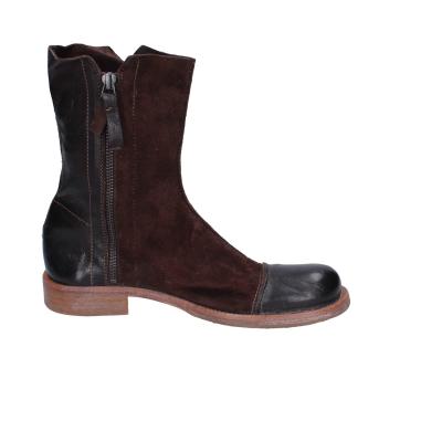 Scarpe Donna MOMA Stivaletti Marrone Camoscio Pelle 1CS431-QE BC768