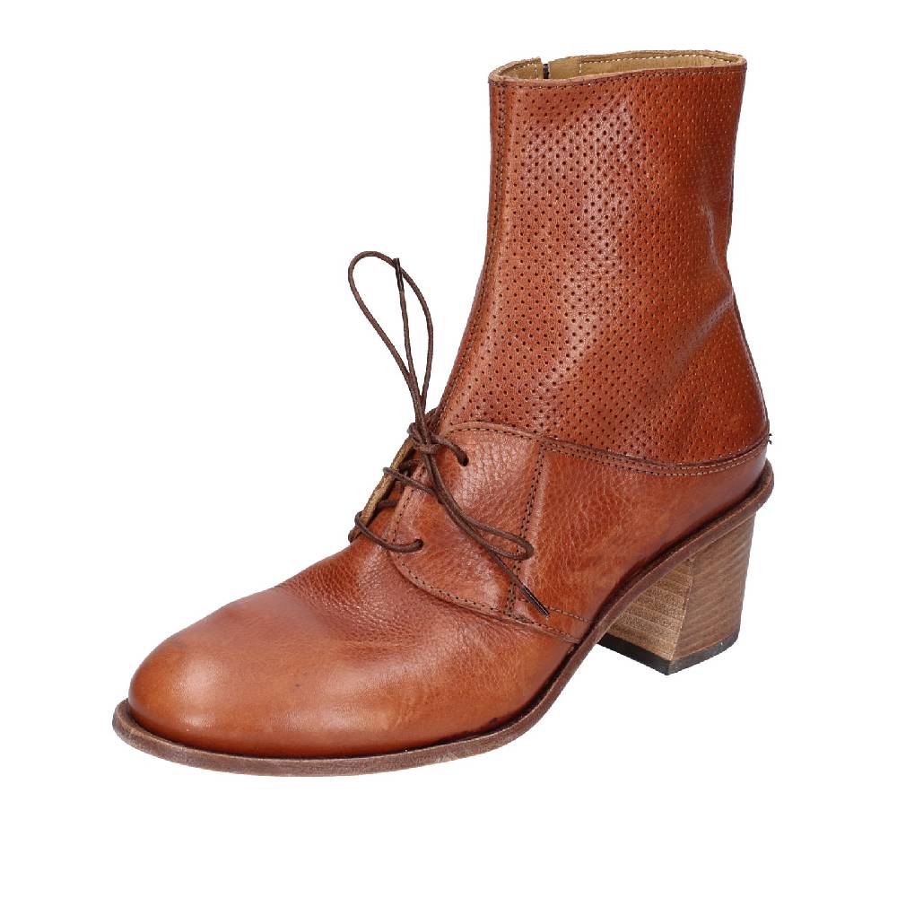 scarpe donna MOMA stivaletti marrone pelle 28403C VINTAGE EX401