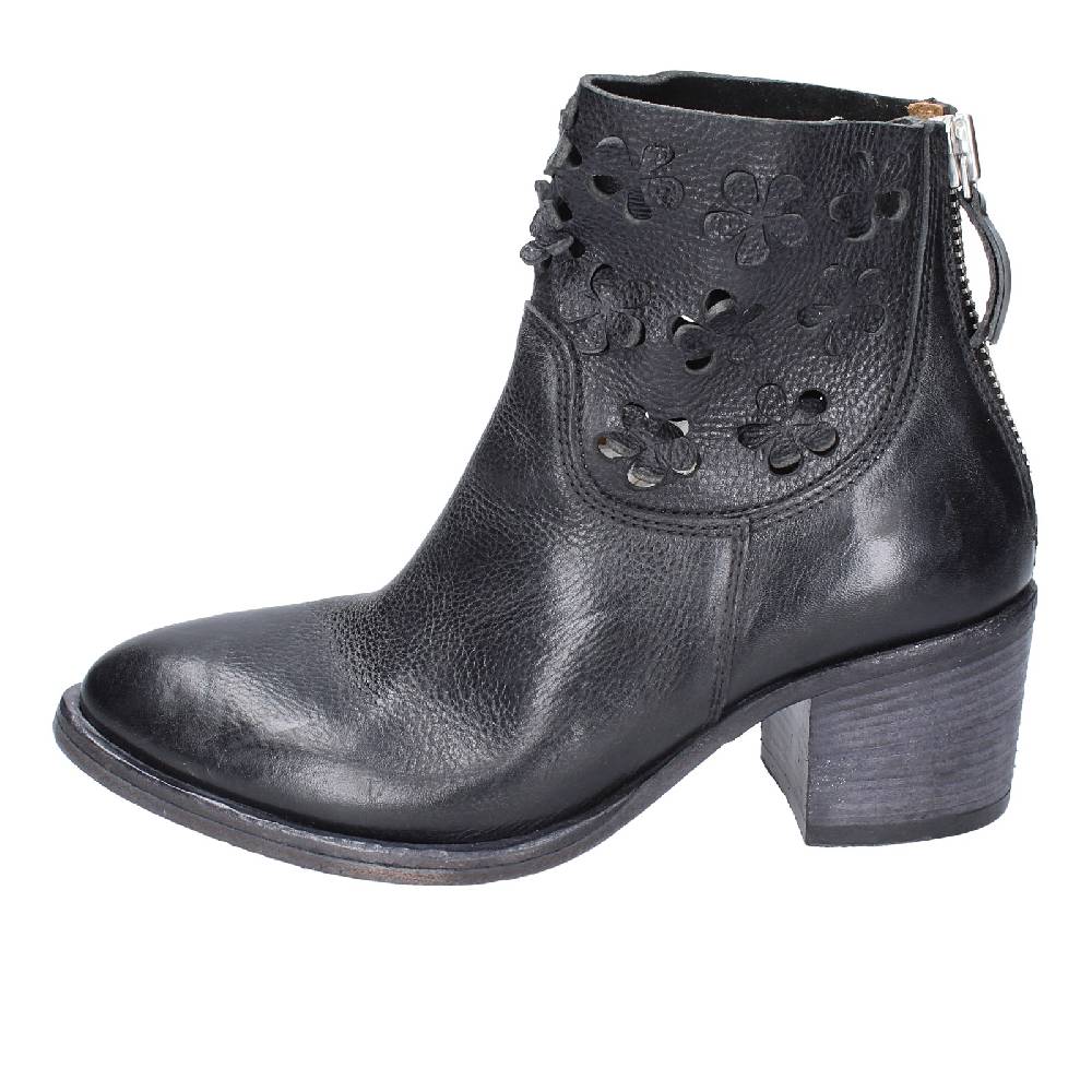 Scarpe Donna MOMA Stivaletti Nero Pelle 33402C VINTAGE EX396