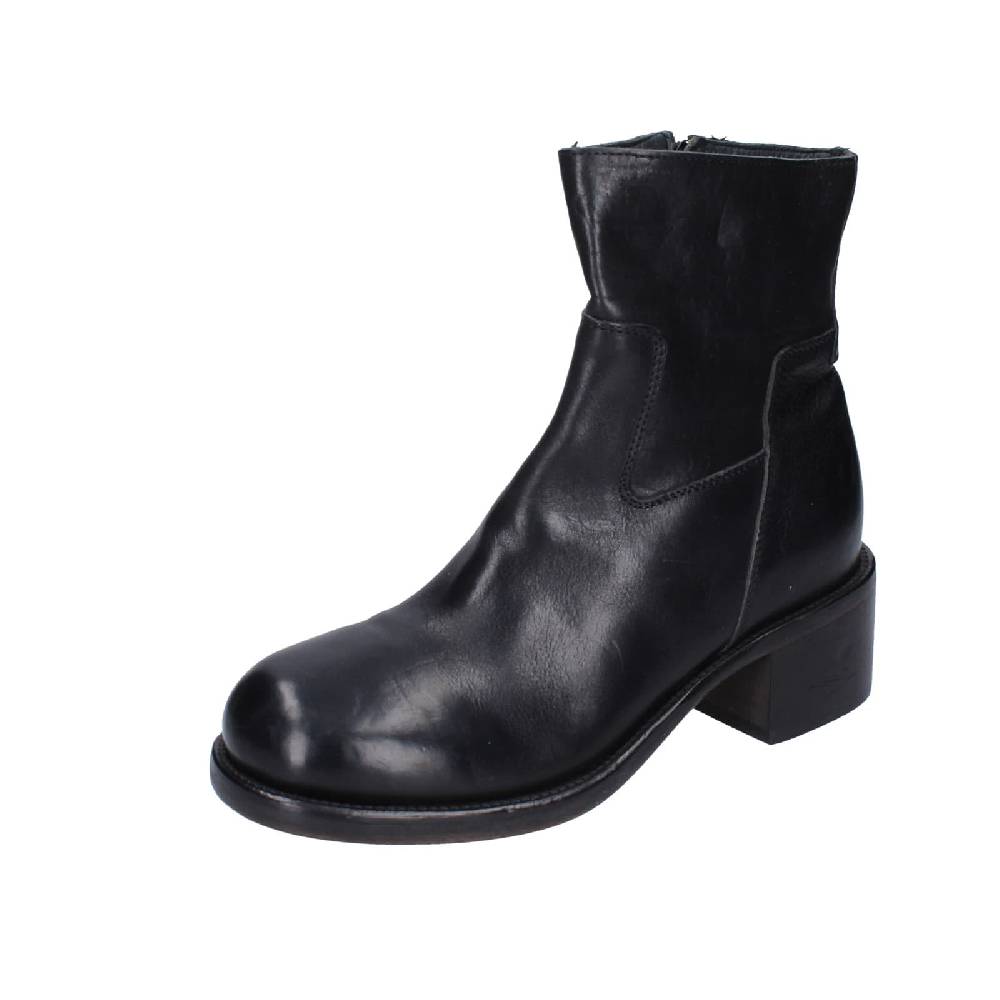 scarpe donna MOMA stivaletti nero pelle 72303C-CU EY498