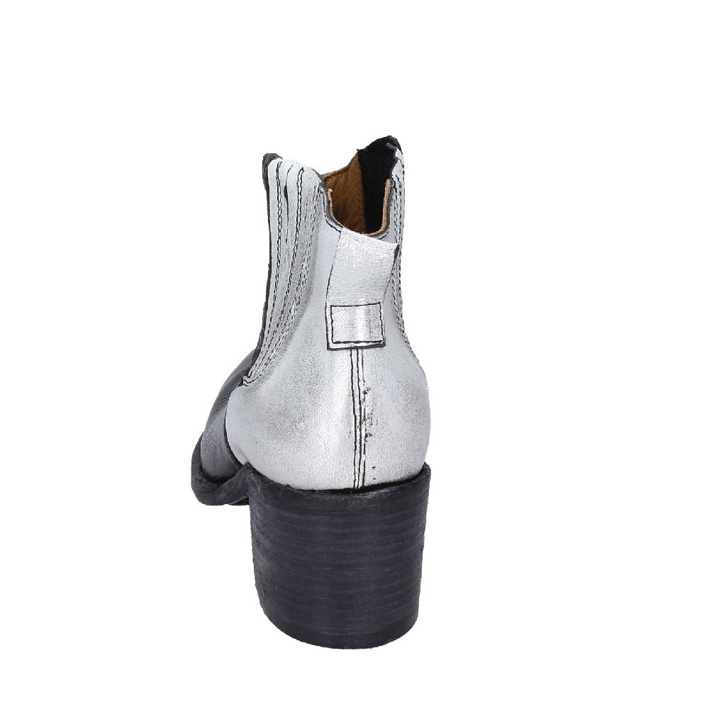 Scarpe Donna MOMA Stivaletti Nero Pelle Grigio 33403B VINTAGE EX393