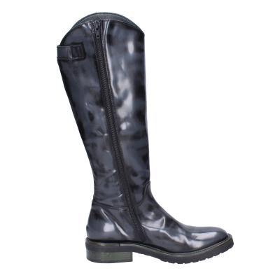 Scarpe Donna MOMA Stivali Grigio Pelle Lucida BK293