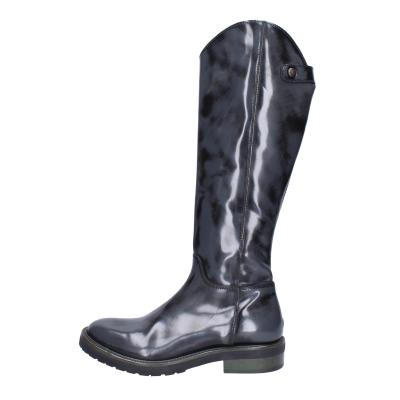 Scarpe Donna MOMA Stivali Grigio Pelle Lucida BK293