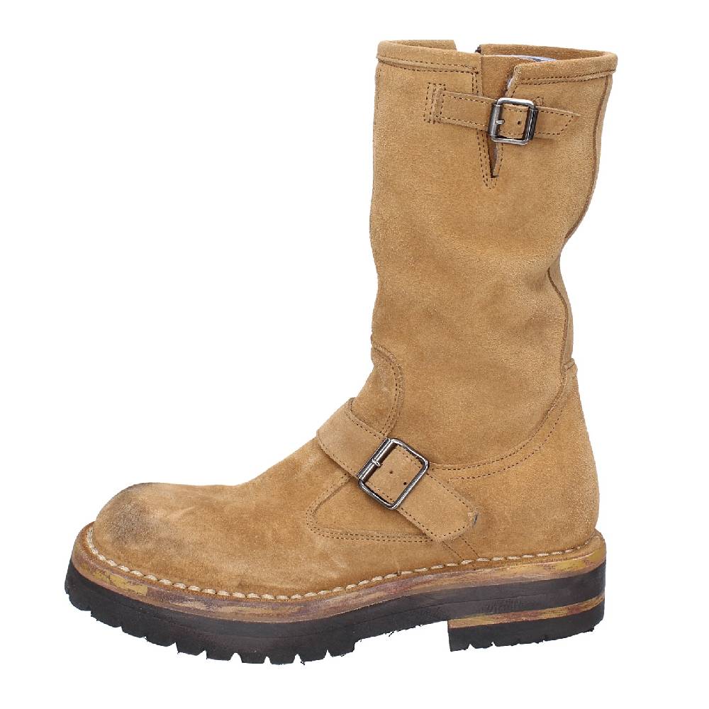 Scarpe Donna MOMA Stivali Marrone Camoscio VINTAGE EX516