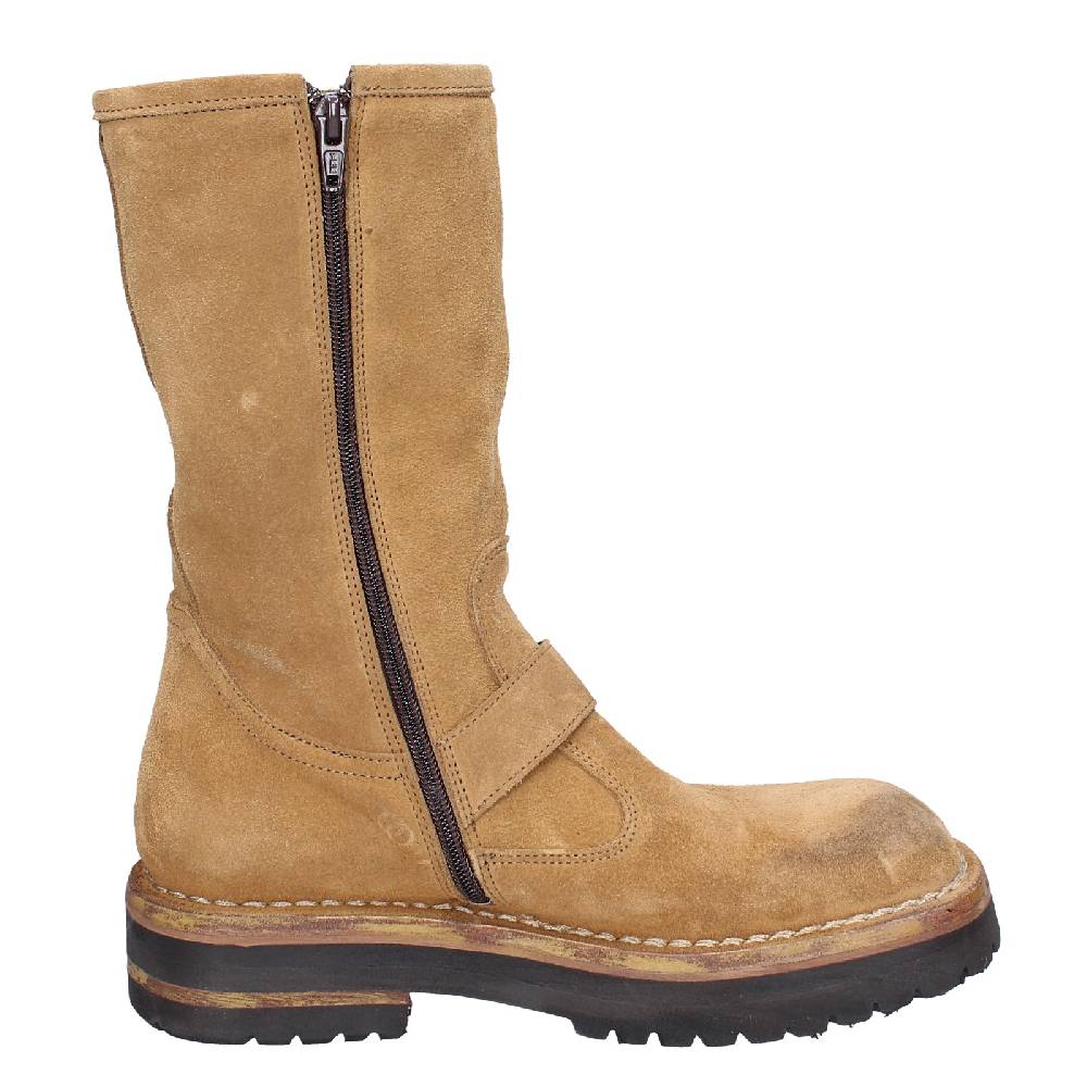 Scarpe Donna MOMA Stivali Marrone Camoscio VINTAGE EX516