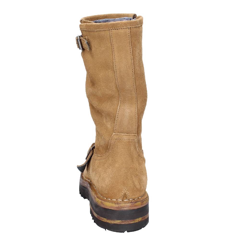 Scarpe Donna MOMA Stivali Marrone Camoscio VINTAGE EX516