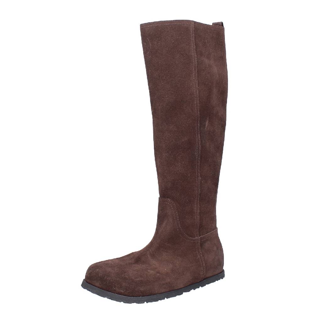 scarpe donna MOMA stivali marrone camoscio VINTAGE EX519