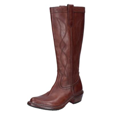 scarpe donna MOMA stivali marrone pelle 1DW308 VINTAGE BD929