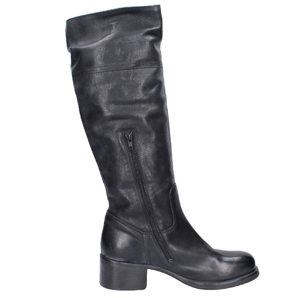 Scarpe Donna MOMA Stivali Nero Pelle 72306D VINTAGE EX511