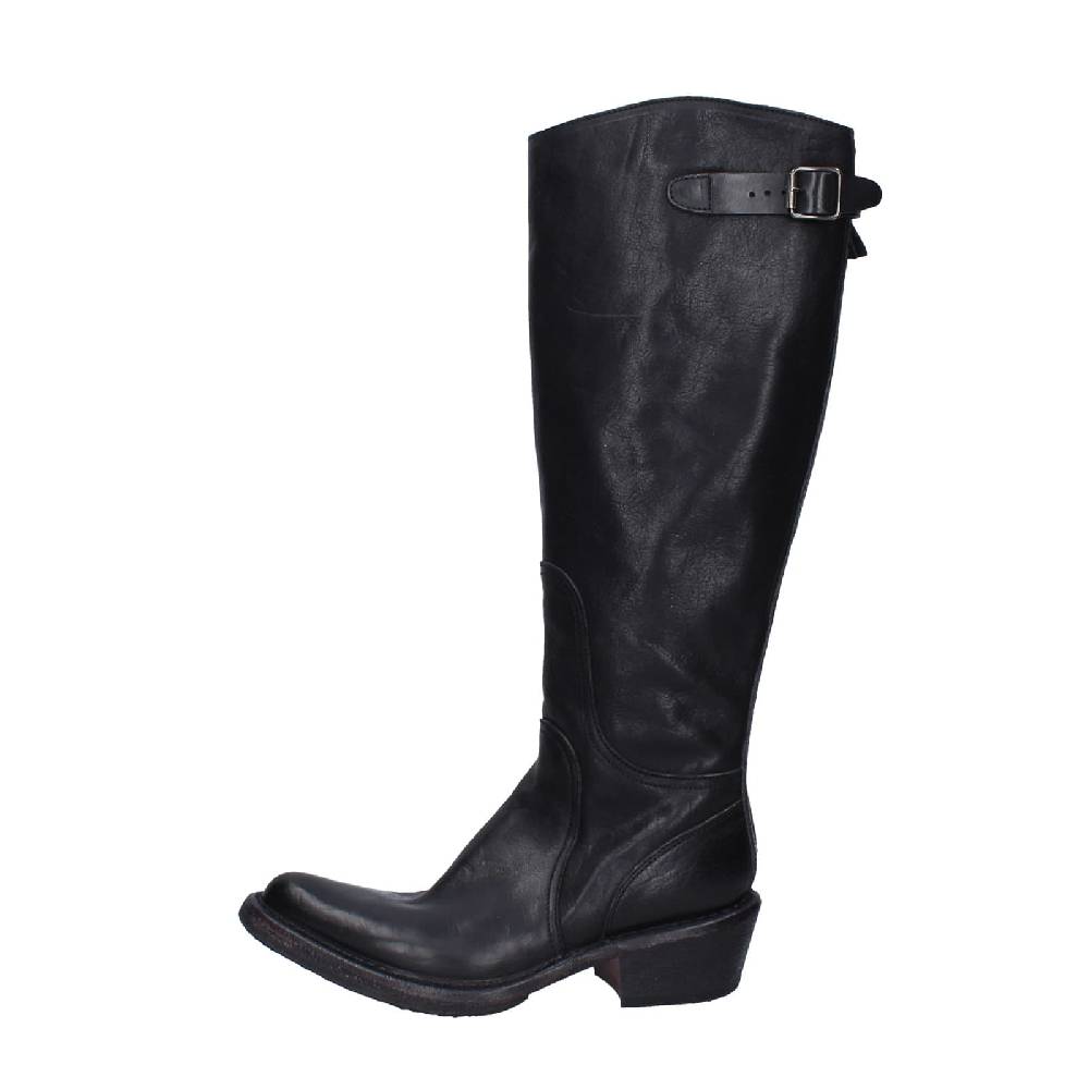 Scarpe Donna MOMA Stivali Nero Pelle 77303D-CU EY491