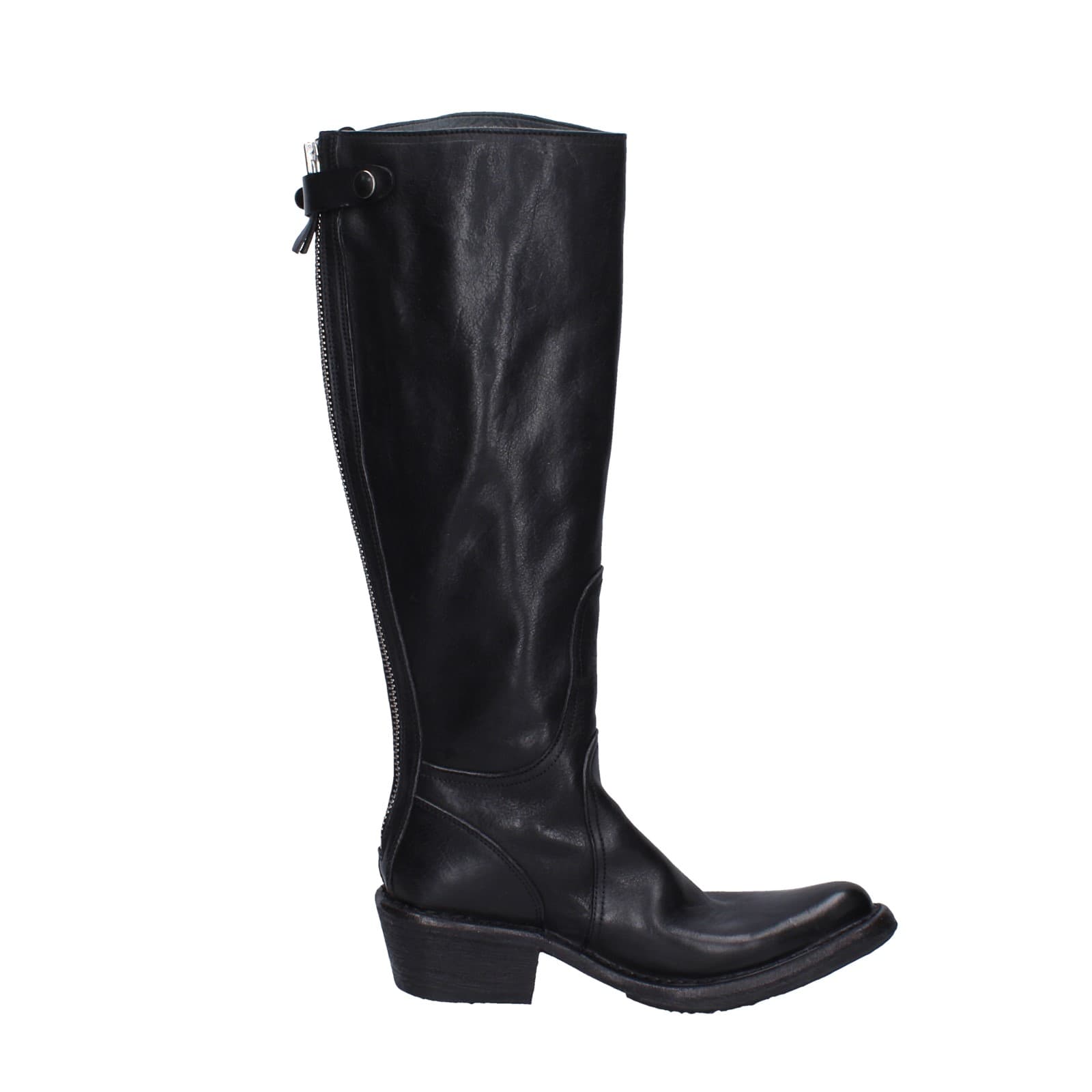 Scarpe Donna MOMA Stivali Nero Pelle 77303D-CU EY491