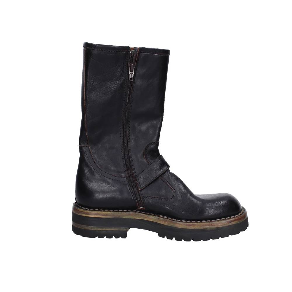 Scarpe Donna MOMA Stivali Nero Pelle 81303C-VAR EY494