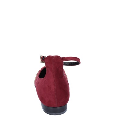 Scarpe Donna OLGA RUBINI Ballerine Bordeaux Camoscio BS830