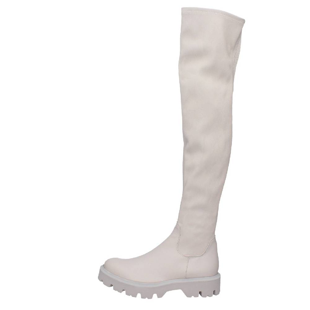 scarpe donna ROBERTO FESTA stivali beige pelle EX552