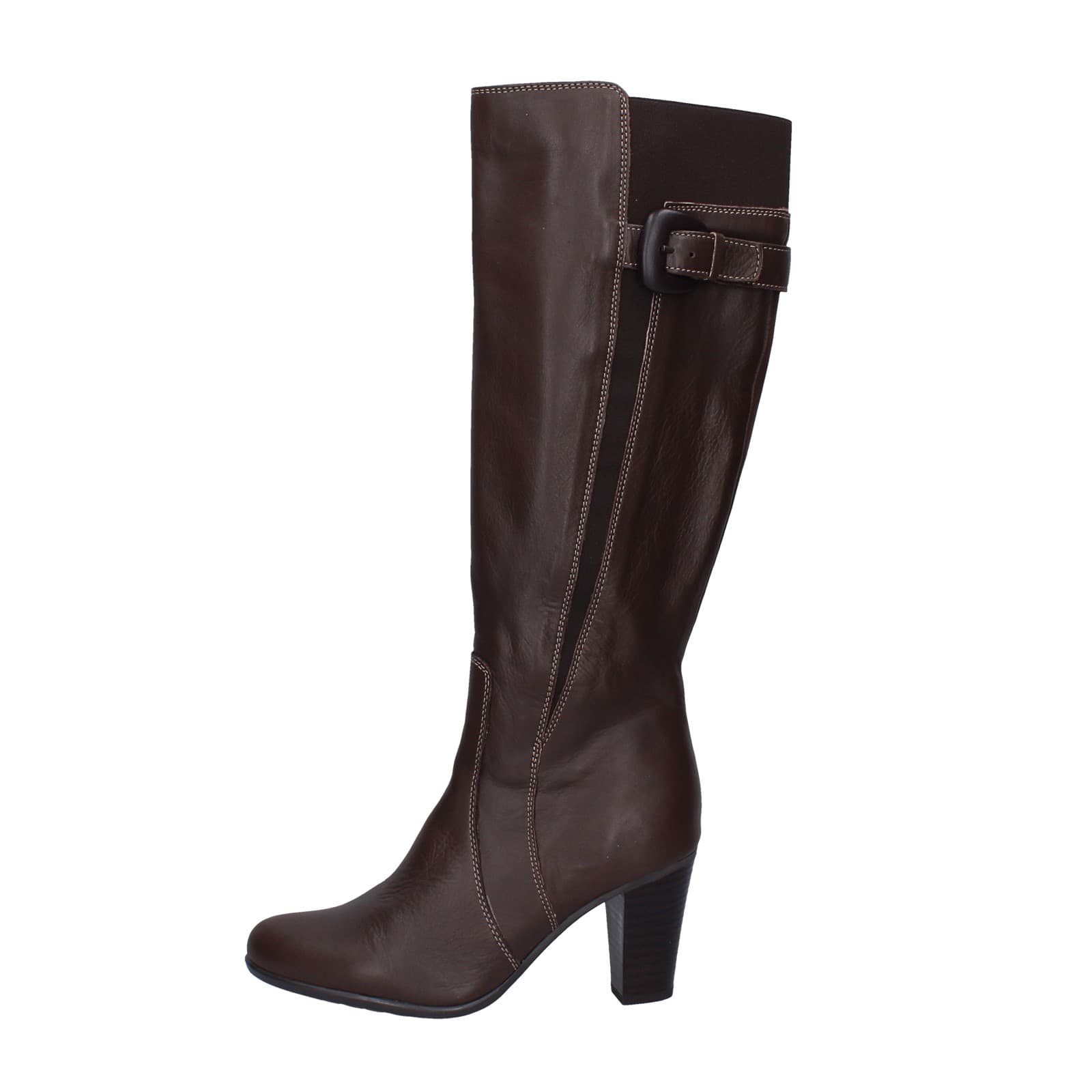 Scarpe Donna ROSETTA Stivali Marrone Pelle EY405