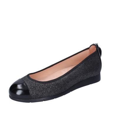 scarpe donna UNISA ballerine grigio pelle sintetica vernice BM36