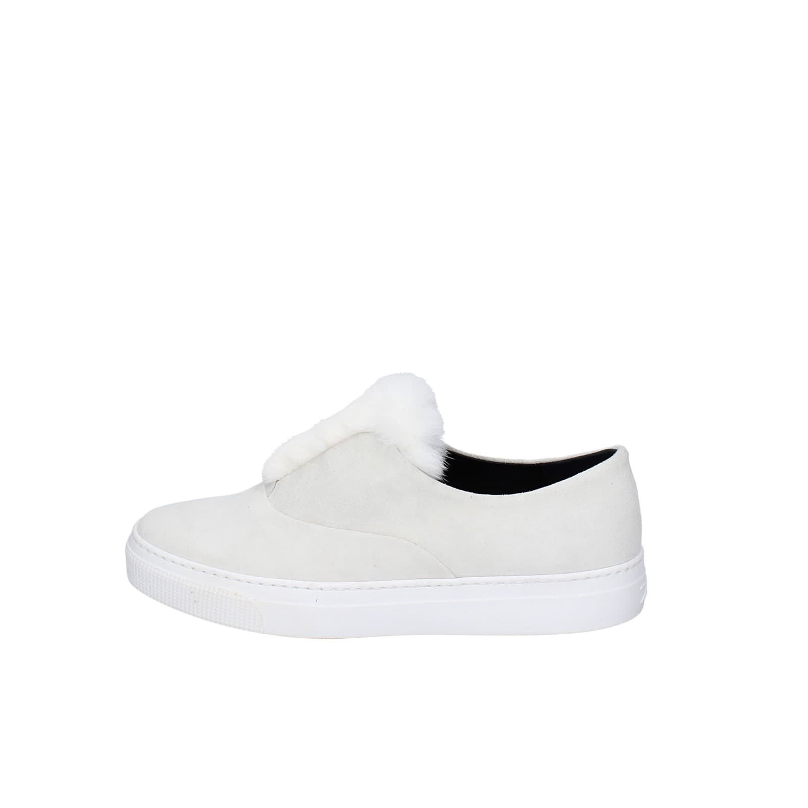 Scarpe Donna ZCD MONTREAL Mocassini Bianco Camoscio Pelliccia HAMILTON EY214