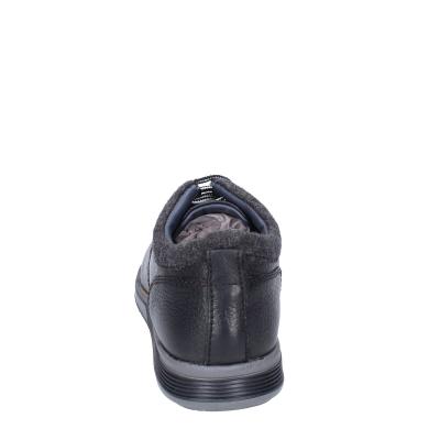 Scarpe Uomo 4.0 Stivaletti Nero Pelle Tessuto BE413