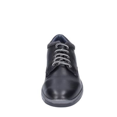 Scarpe Uomo 4.0 Stivaletti Nero Pelle Tessuto BE413