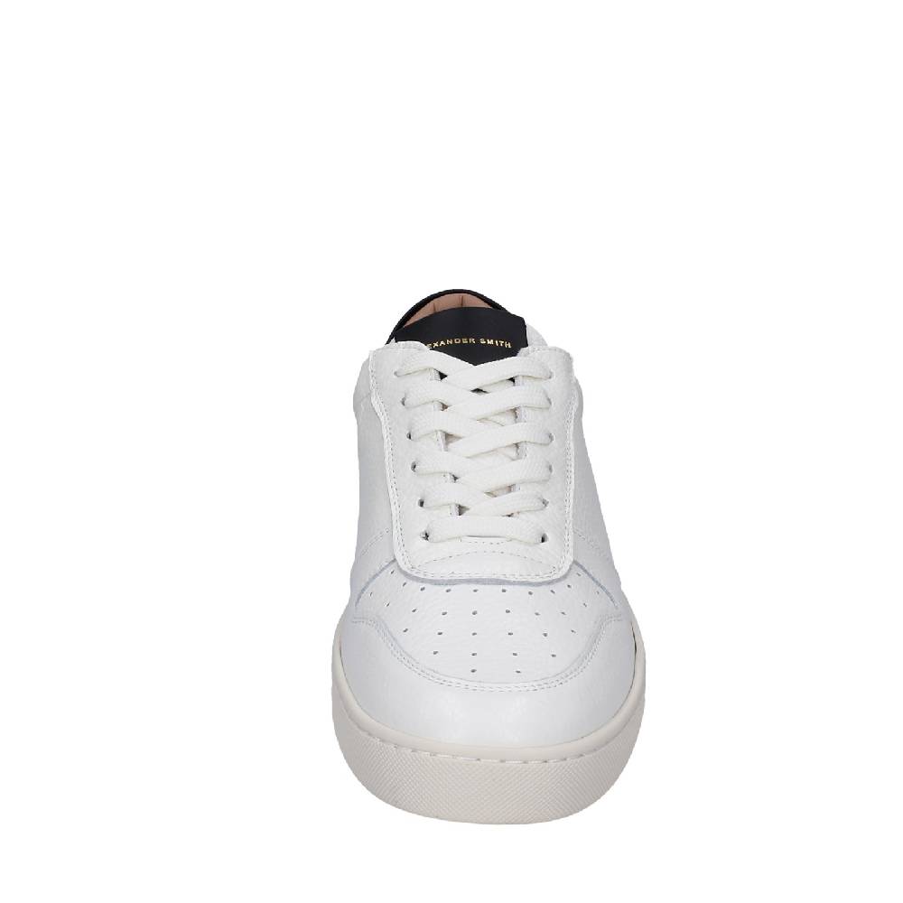 Scarpe Uomo ALEXANDER SMITH Sneakers Bianco Pelle EX601