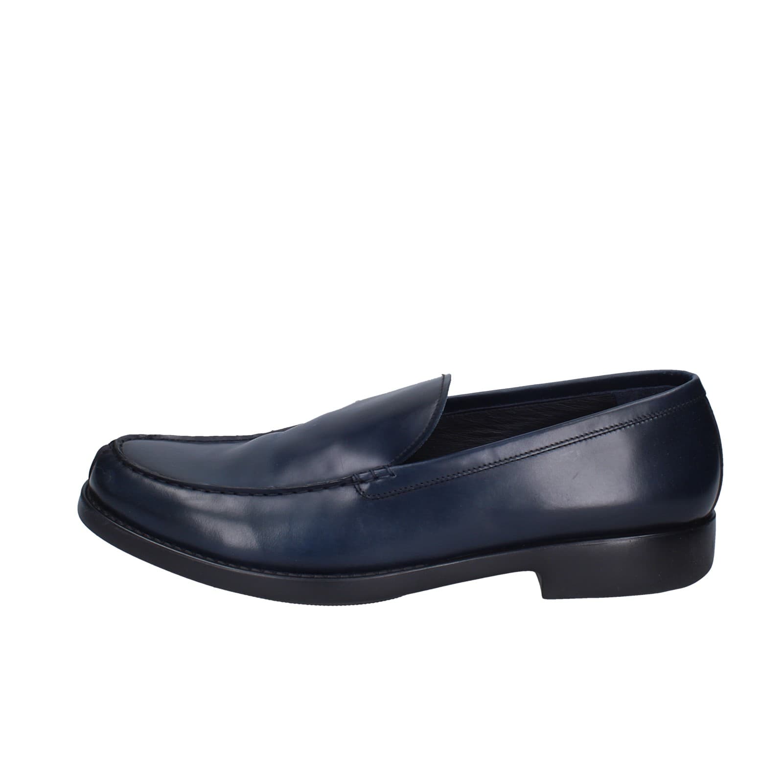 Scarpe Uomo BRIAN CRESS Mocassini Blu Pelle EY247