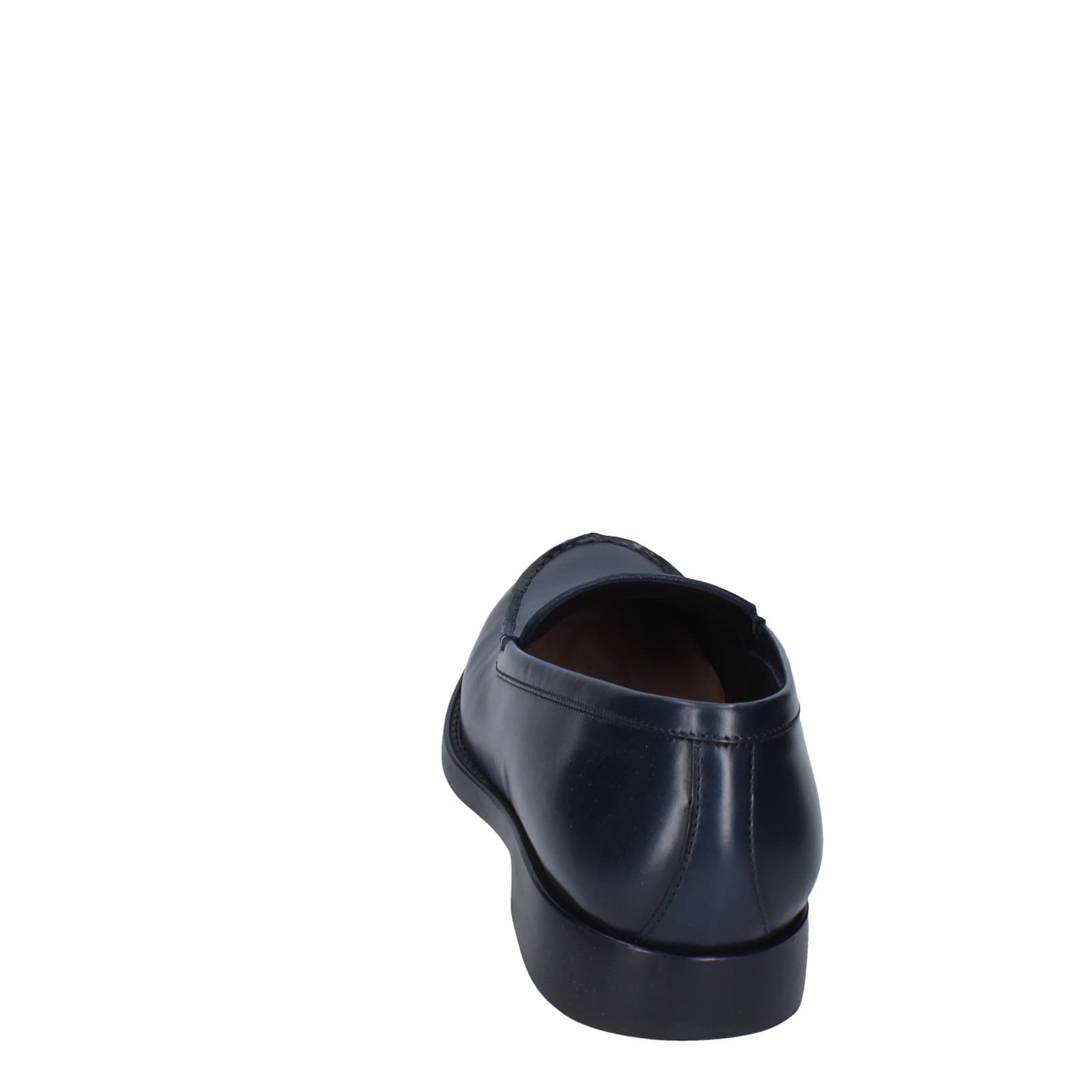 Scarpe Uomo BRIAN CRESS Mocassini Blu Pelle EY247