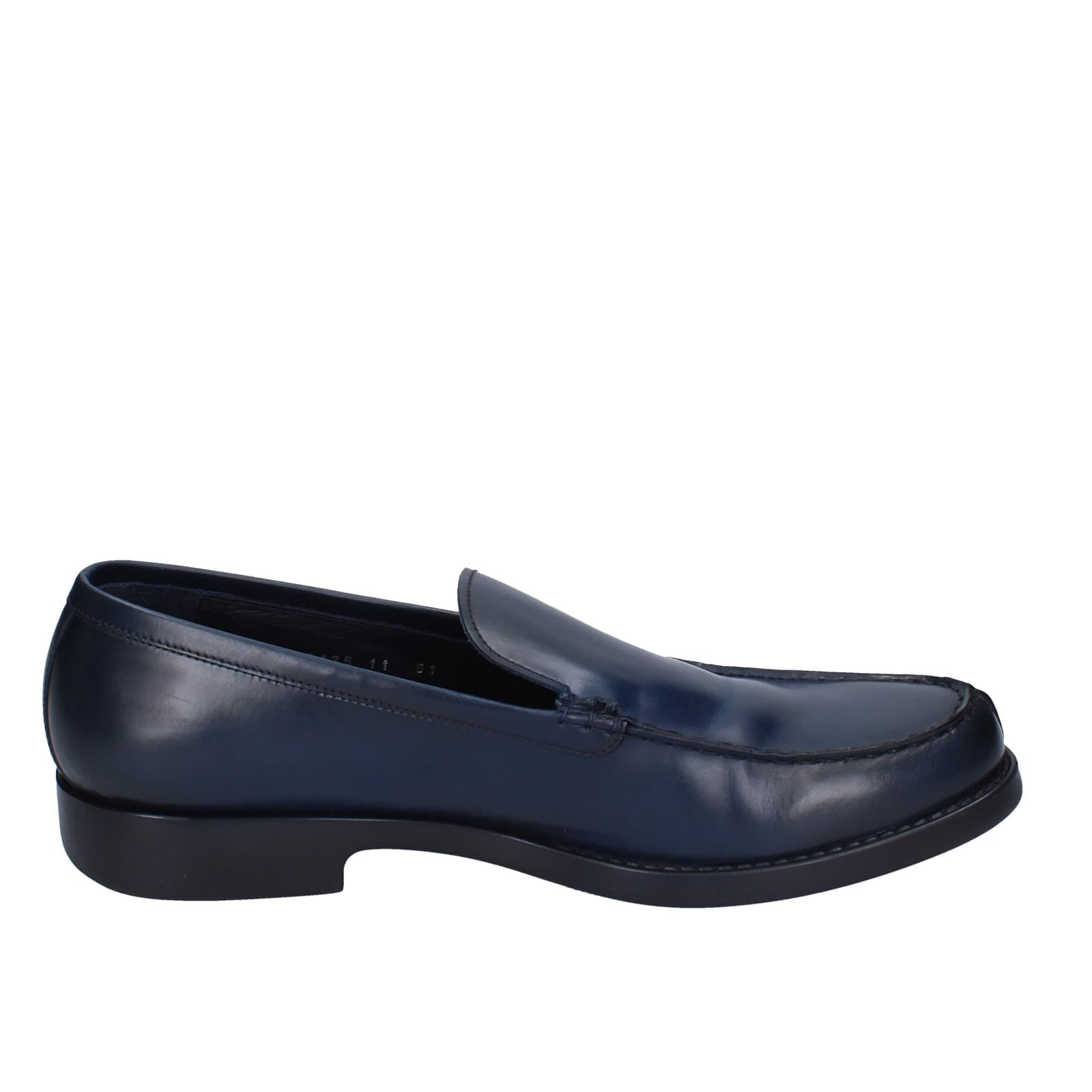 Scarpe Uomo BRIAN CRESS Mocassini Blu Pelle EY247