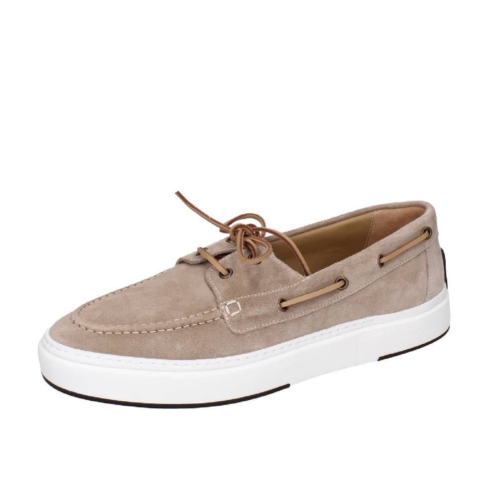 scarpe uomo BRIMARTS mocassini marrone camoscio EZ847