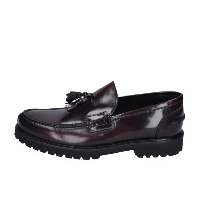 Scarpe Uomo BRUNO VERRI Mocassini Bordeaux Pelle BC294
