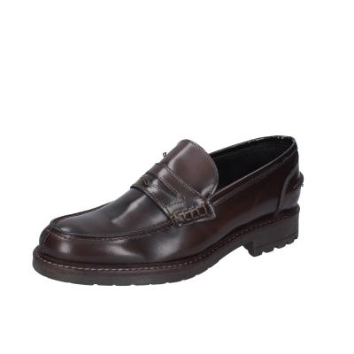 scarpe uomo BRUNO VERRI mocassini marrone pelle BC295