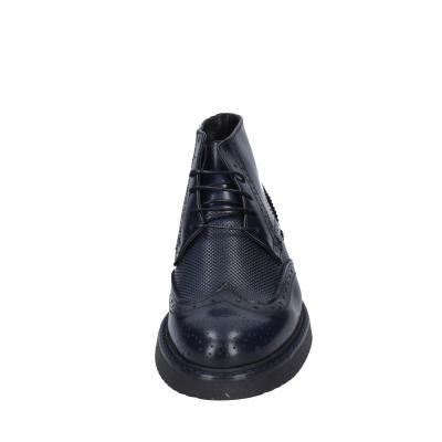 Scarpe Uomo BRUNO VERRI Stivaletti Blu Pelle BC283