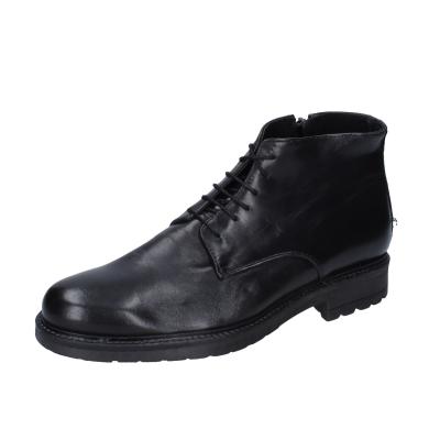 scarpe uomo BRUNO VERRI stivaletti nero pelle BC308
