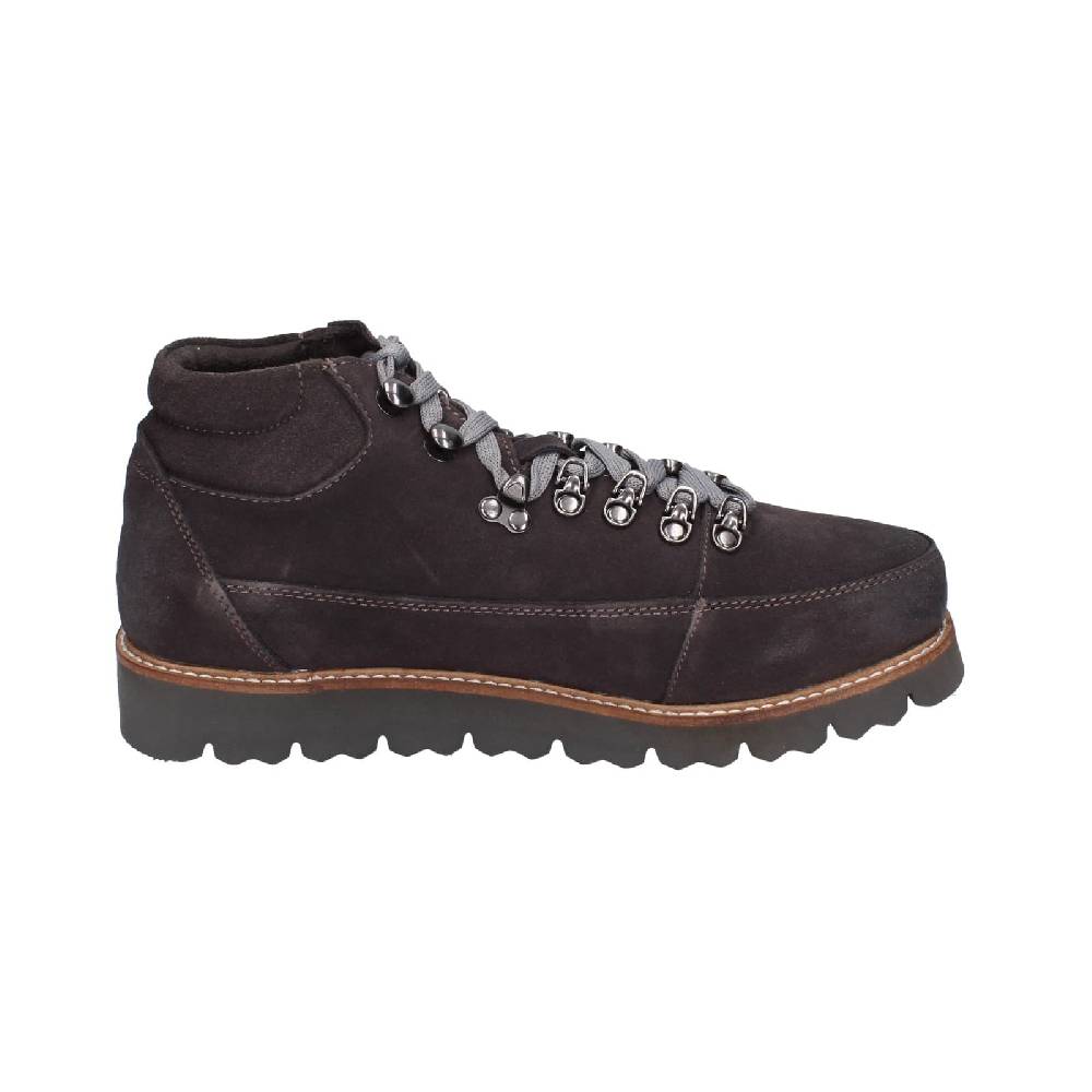Scarpe Uomo CAFè NOIR Stivaletti Grigio Camoscio EZ382